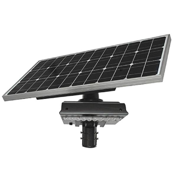 30 watt 4000K Cool White Black Dimmable LED Solar Area Light